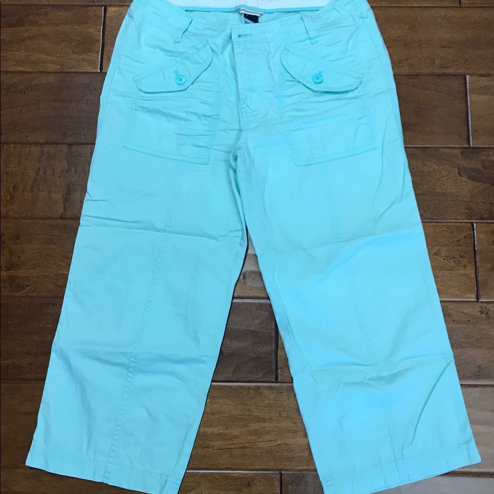 Gap Tiffany green Capri size 8 - Picture 5 of 5